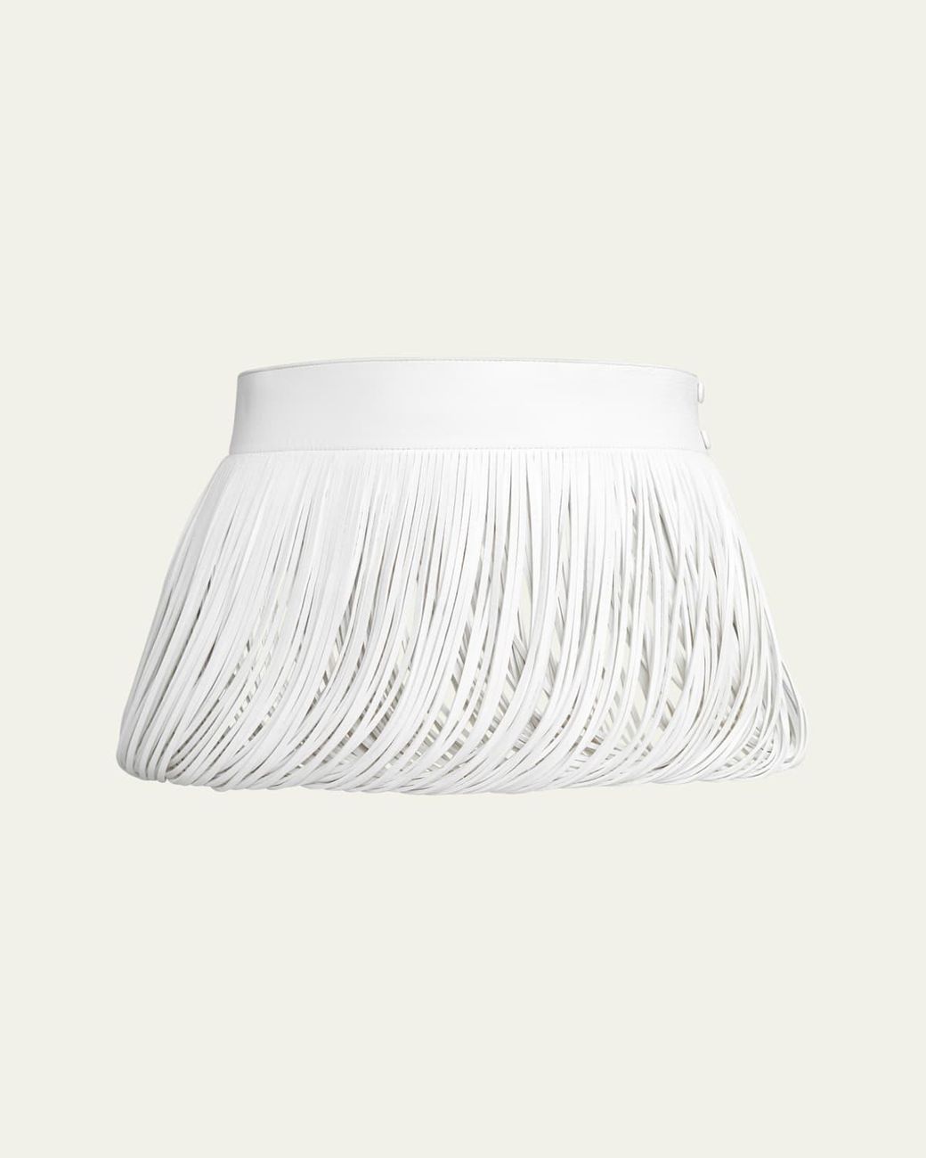 Black leather fringe skirt belt new arrivals