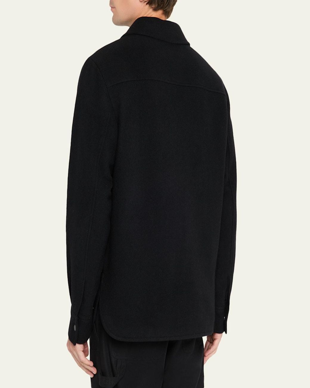 Canada Goose Blue Atkinson Snap-Front Shirt Jacket for men