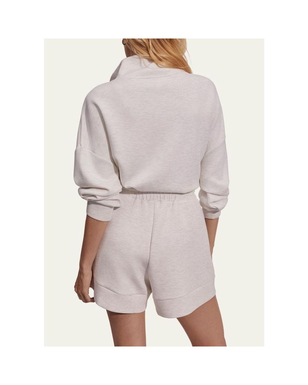Varley White Atrium Drawstring Shorts