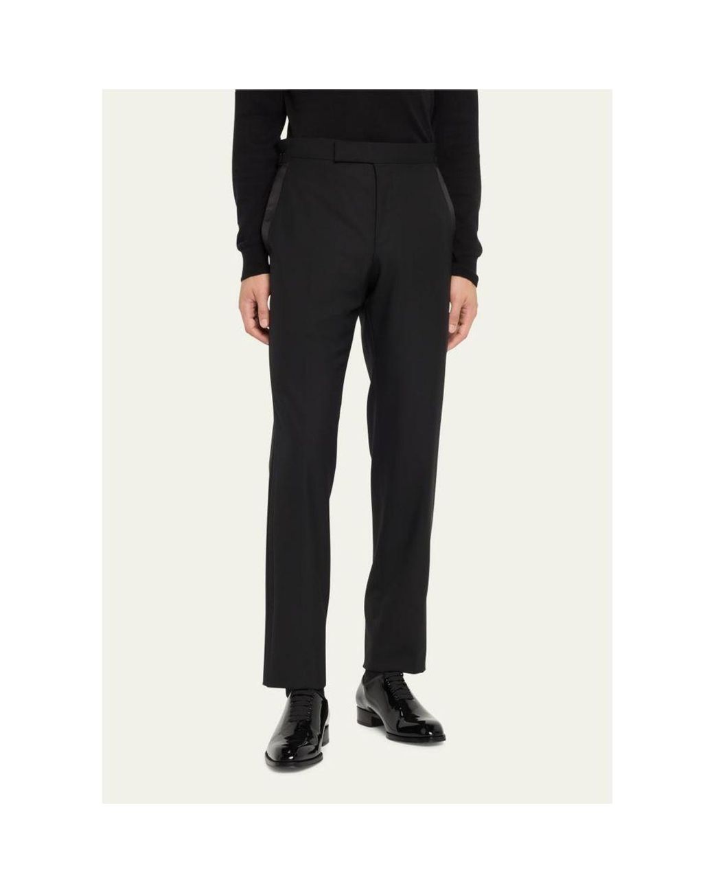 Tom Ford Black O'Connor Formal Pants for men