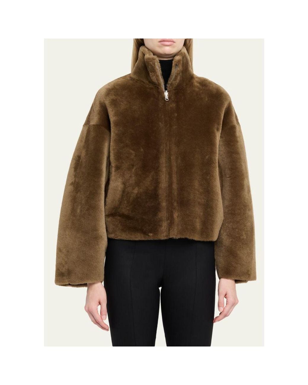Arma Brown Indy Reversible Shearling Jacket