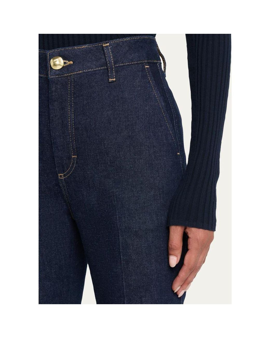 Jonathan Simkhai Blue Kenna Bootcut Jeans