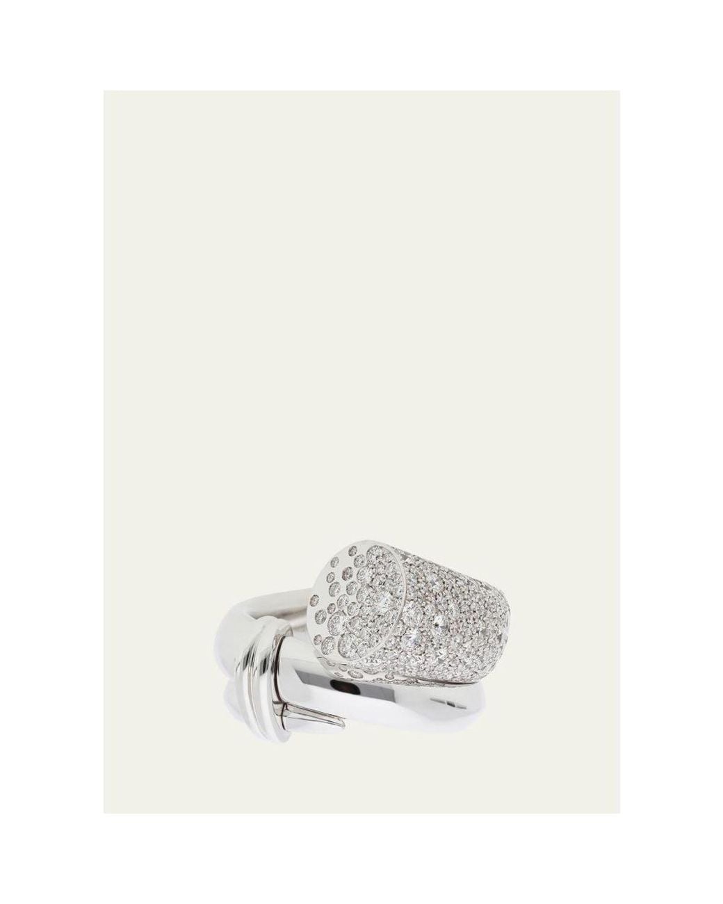 Tabayer Natural 18K Diamond Chunky Ring