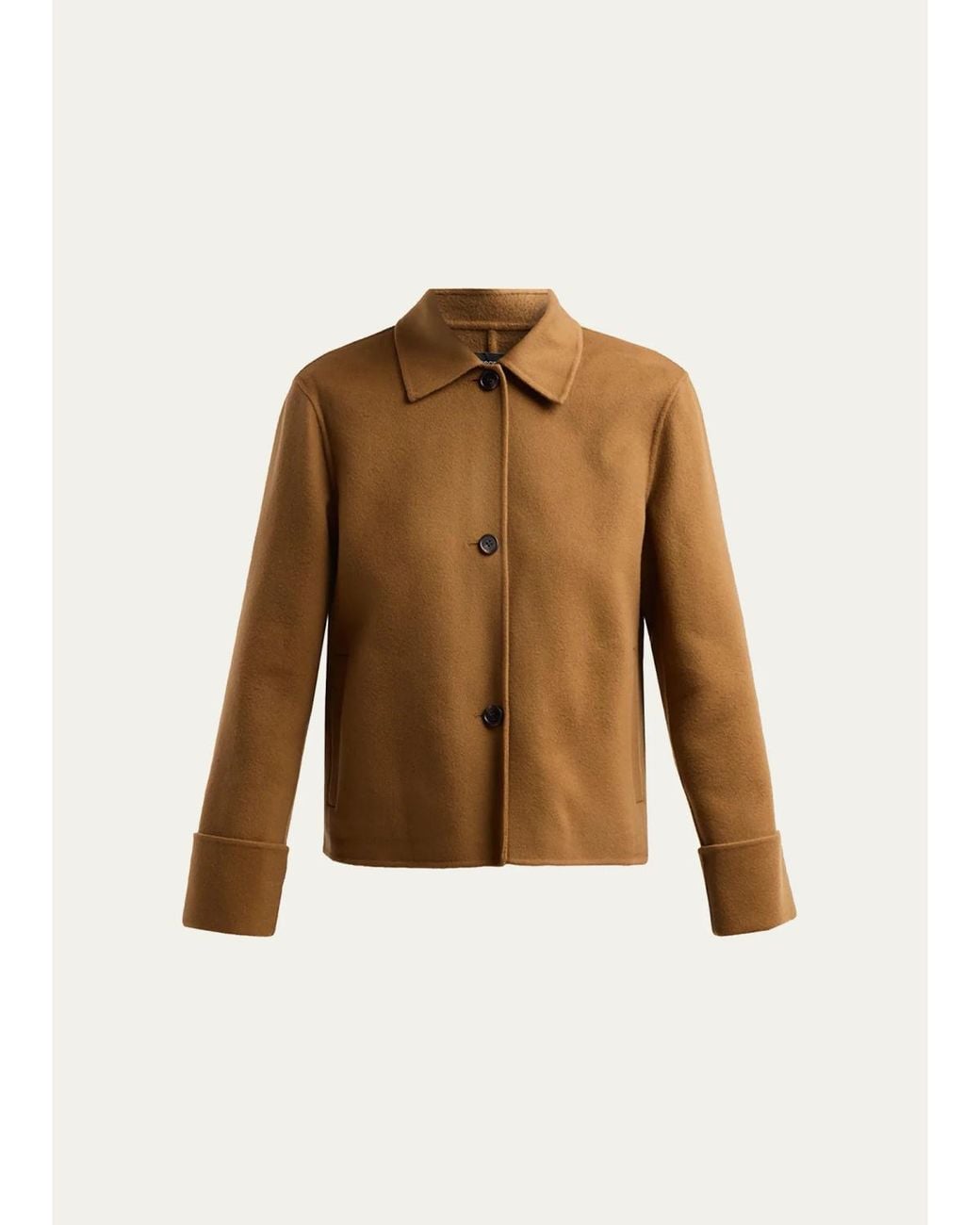 Theory Natural Boxy Cuffed Jacket