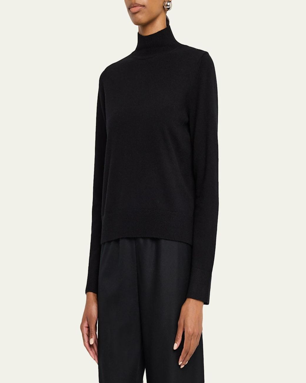Vince Black Cashmere Turtleneck Sweater