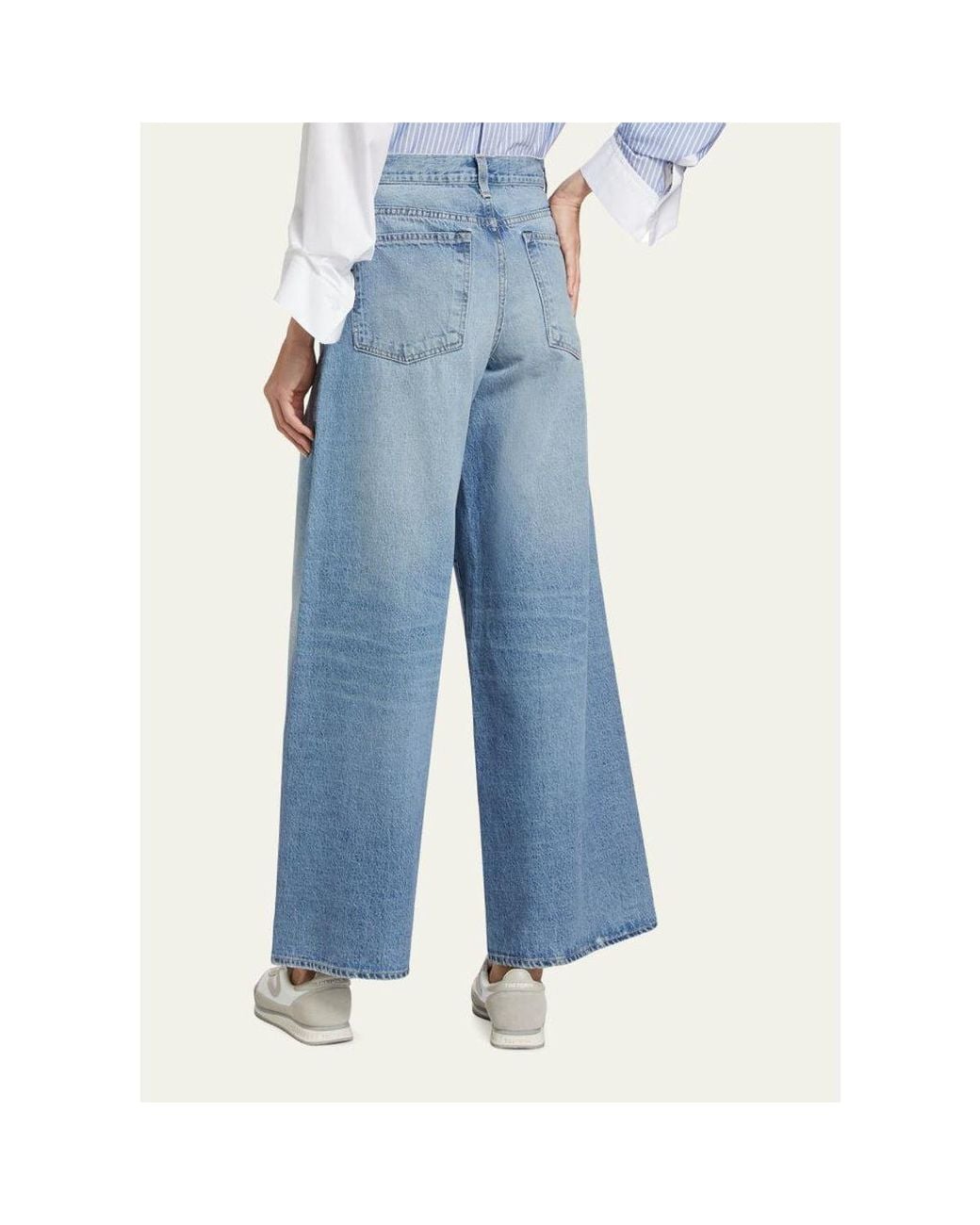 Twp Blue Tiny Dancer Wide-Leg Jeans