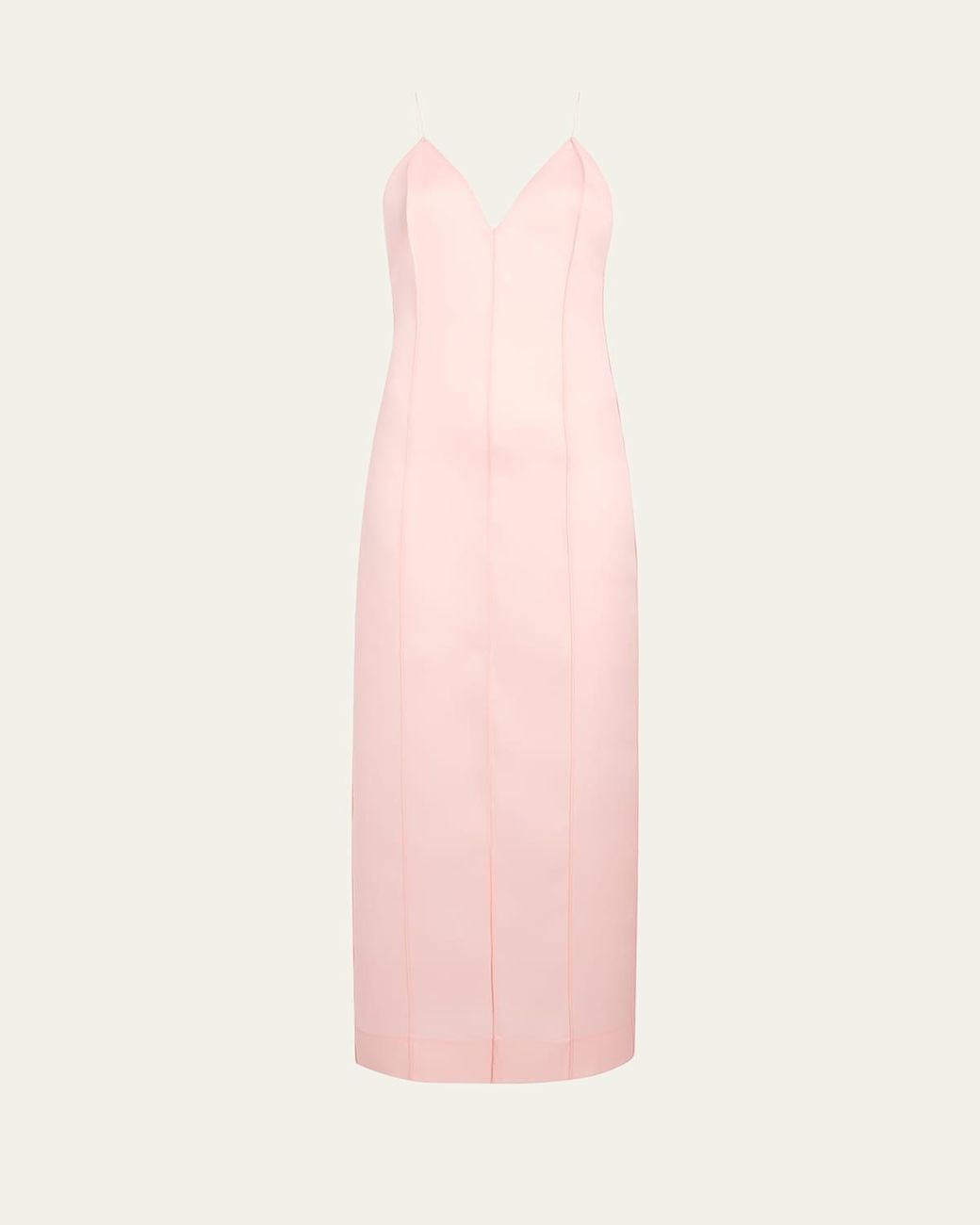 KHAITE Tully Silk Organza Maxi Dress in Pink | Lyst