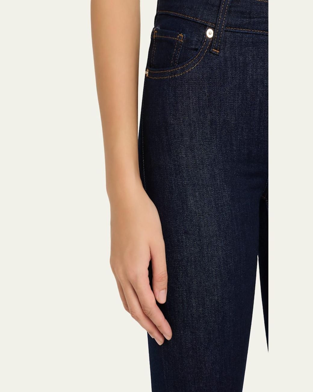 FRAME The Icon Flare Jeans in Blue | Lyst