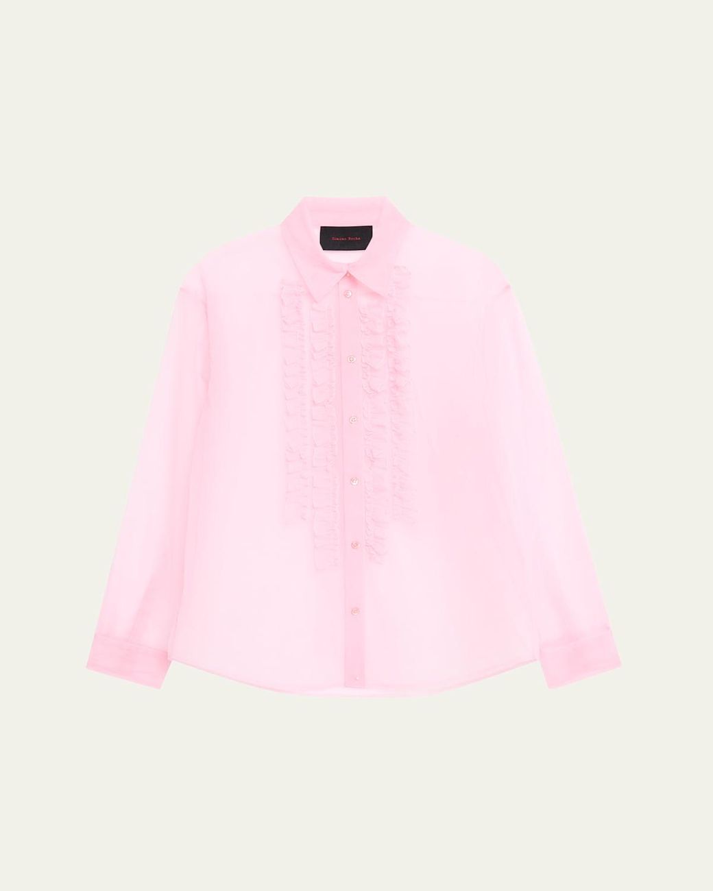 simone-rocha-PINK-Sheer-Shirt-