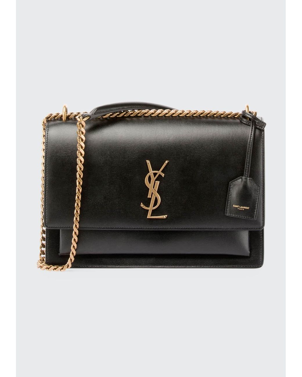 ysl gold chain crossbody