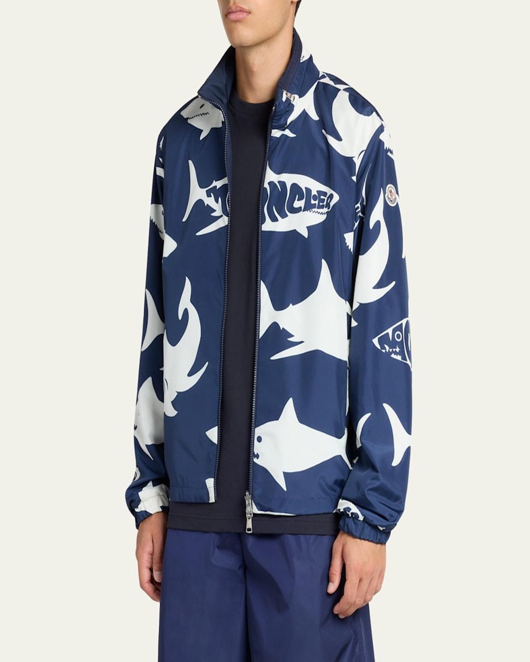 ●MONCLER ●Shark-print bomber jacket シャーク 29606020_58694929_600.jpg