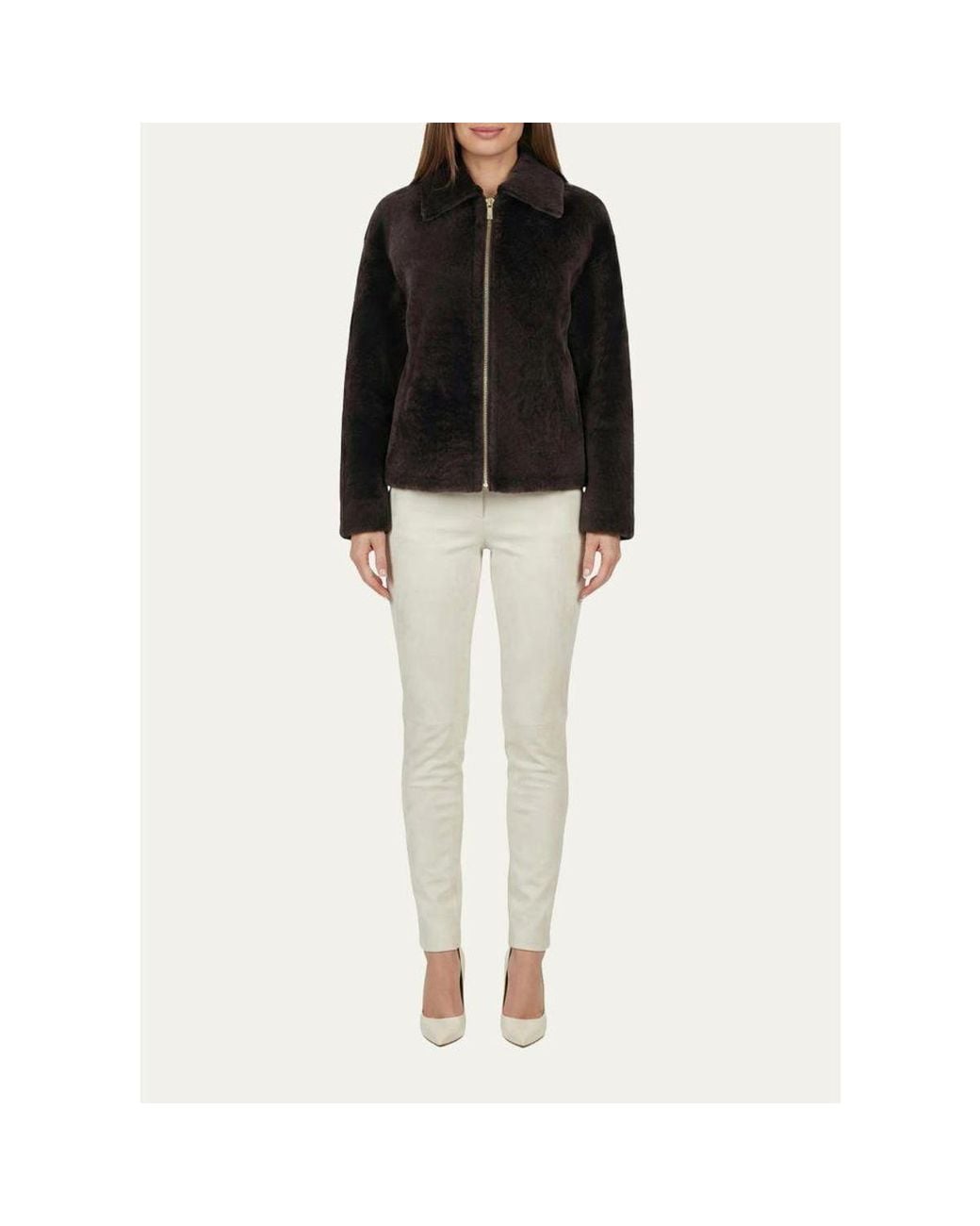Gorski Black Select Shearling Lamb Jacket