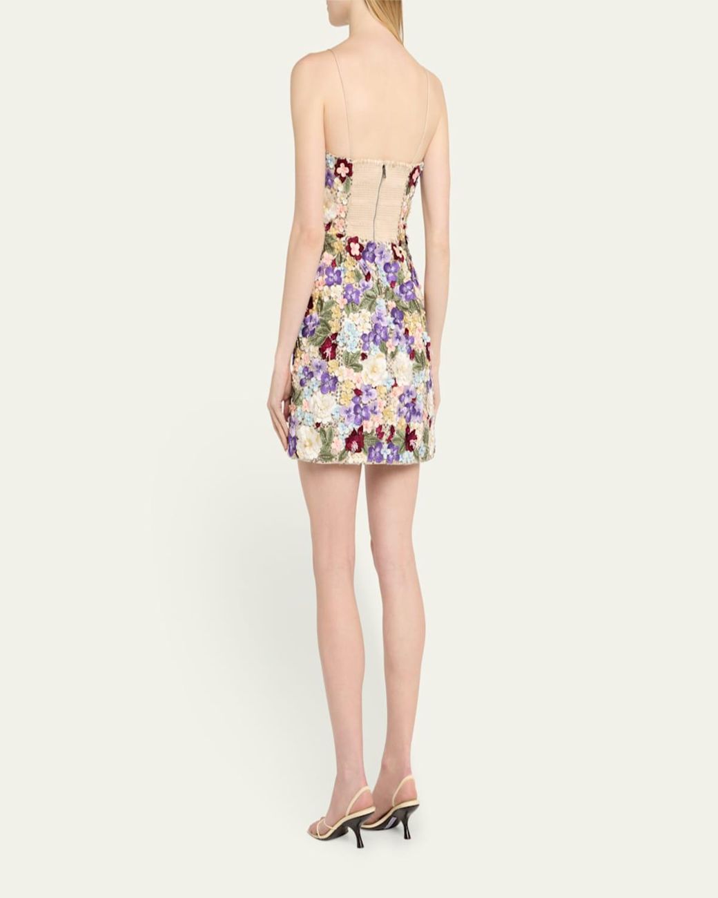 embellished multi strap mini dress Lovers and Friends Quinn Embellished Mini Dress in Sherbet Sequin Multi