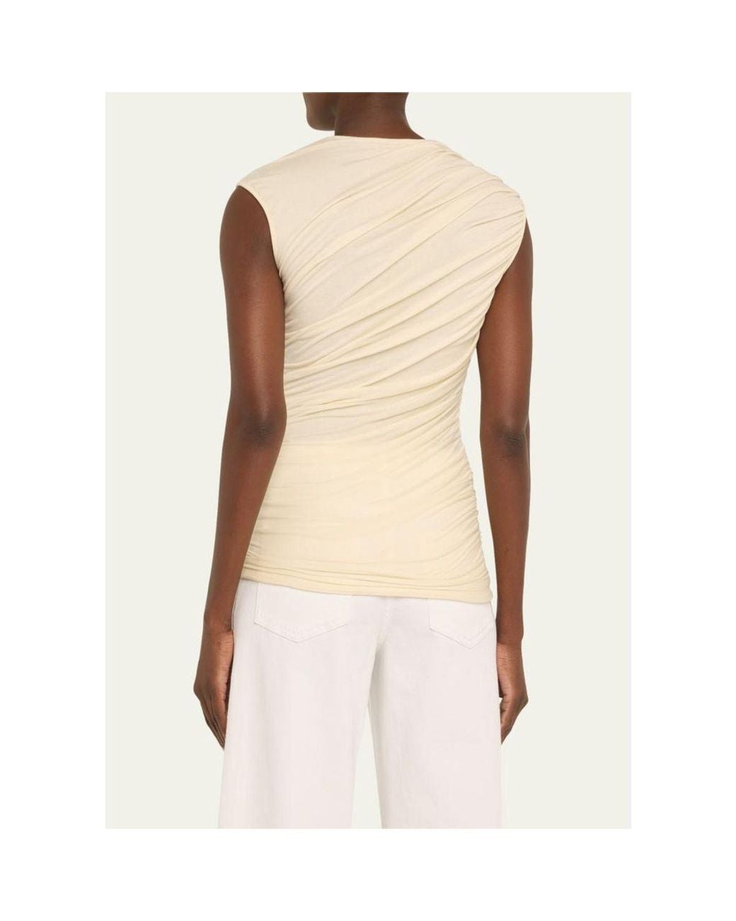 Agolde Natural Ester Twist Tank Top