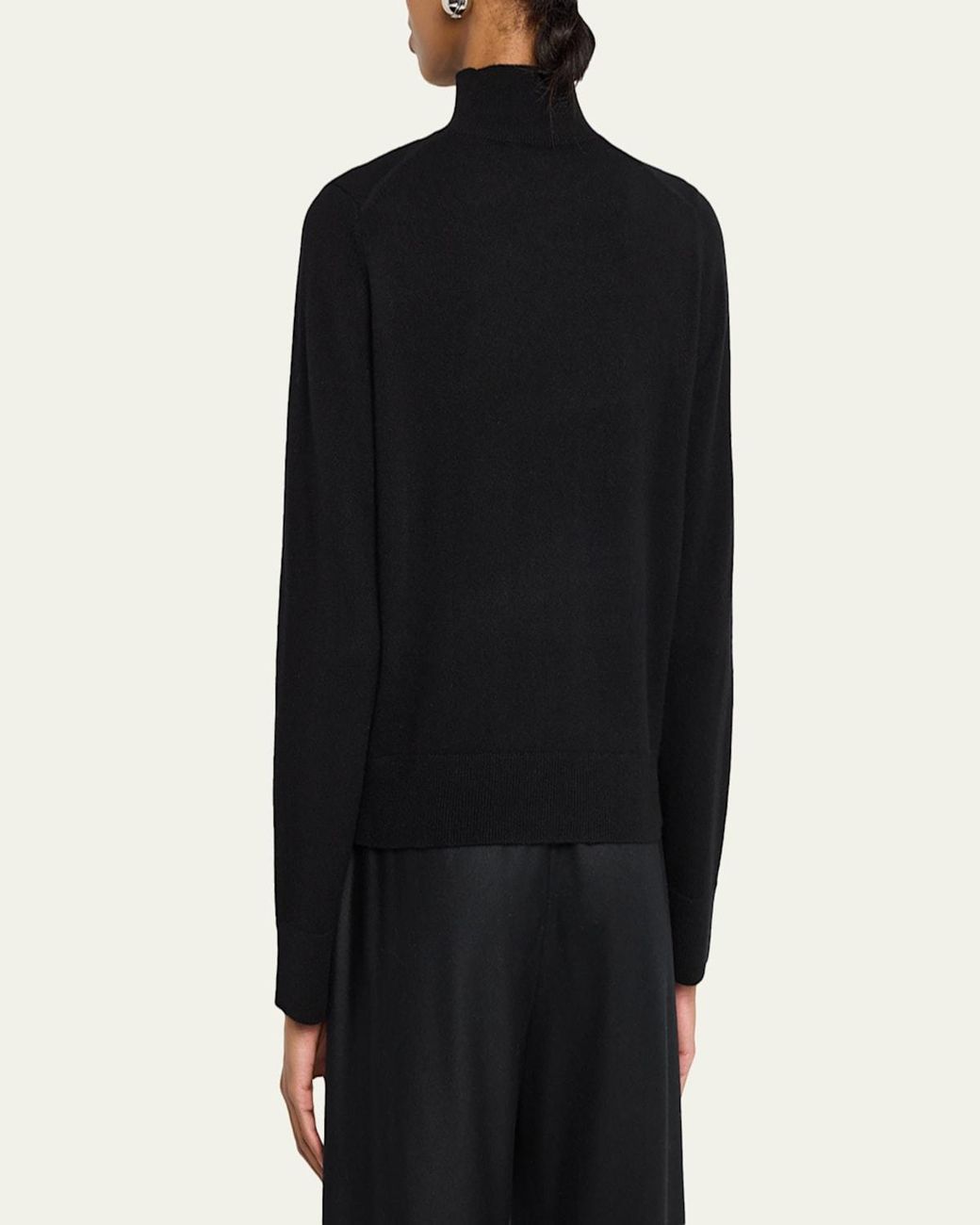 Vince Black Cashmere Turtleneck Sweater