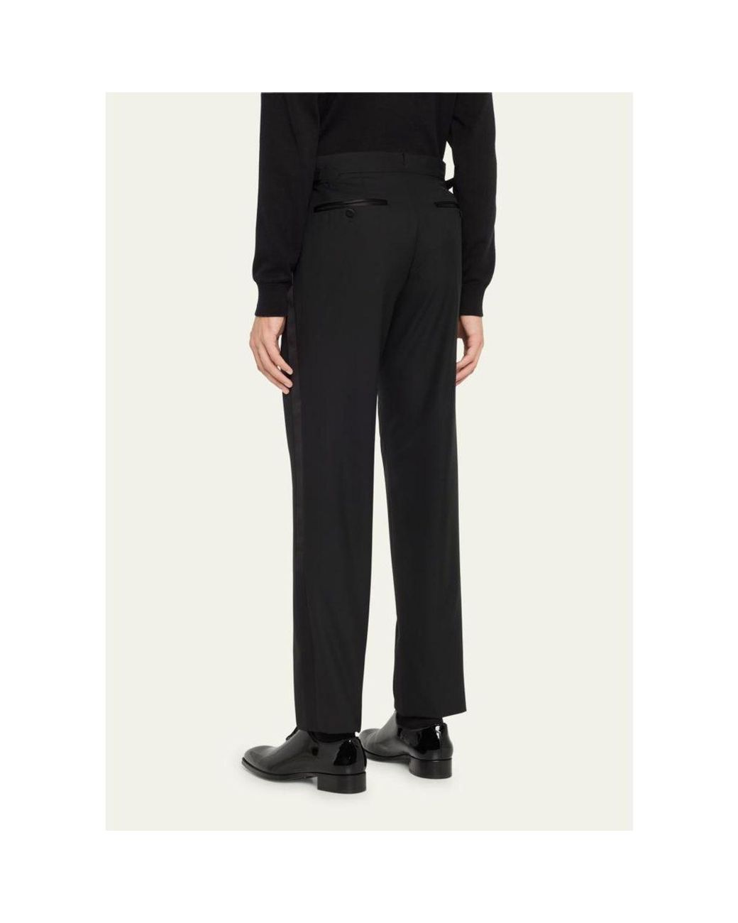 Tom Ford Black O'Connor Formal Pants for men