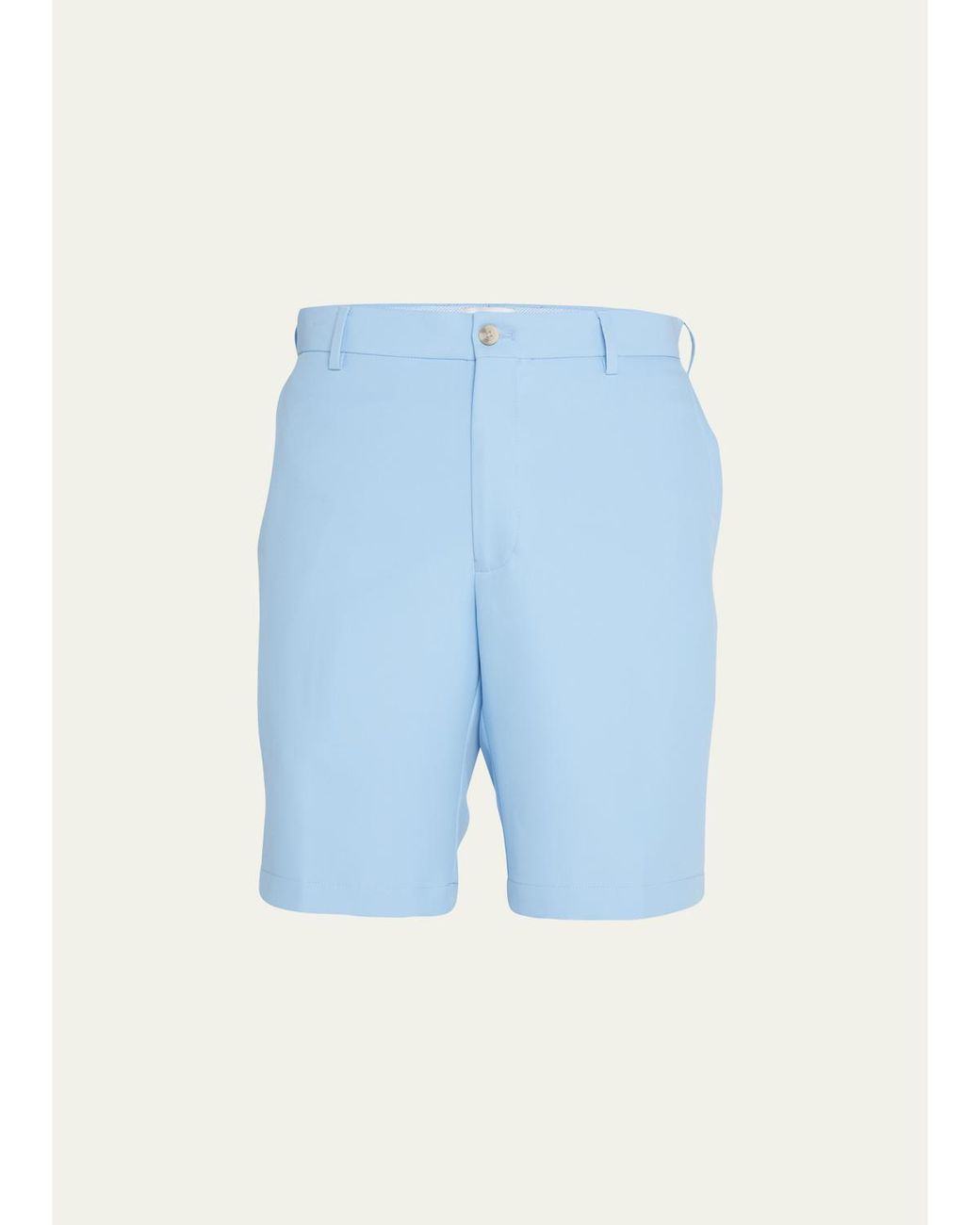 Peter Millar Blue Salem High Drape Performance Shorts for men