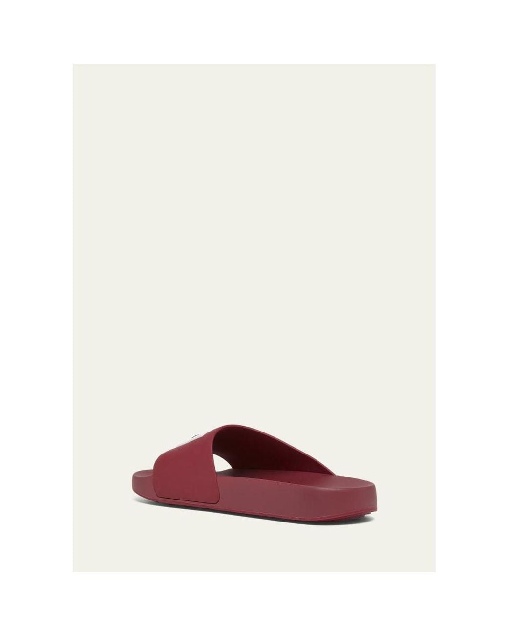 Givenchy Pink Logo Label Slide Sandals