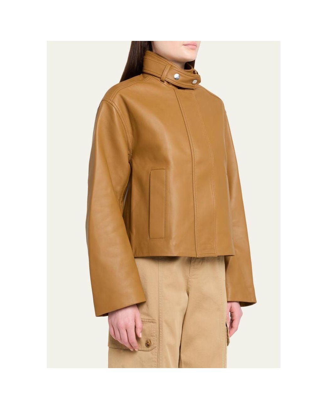 A.L.C. Natural Hudson Leather Jacket