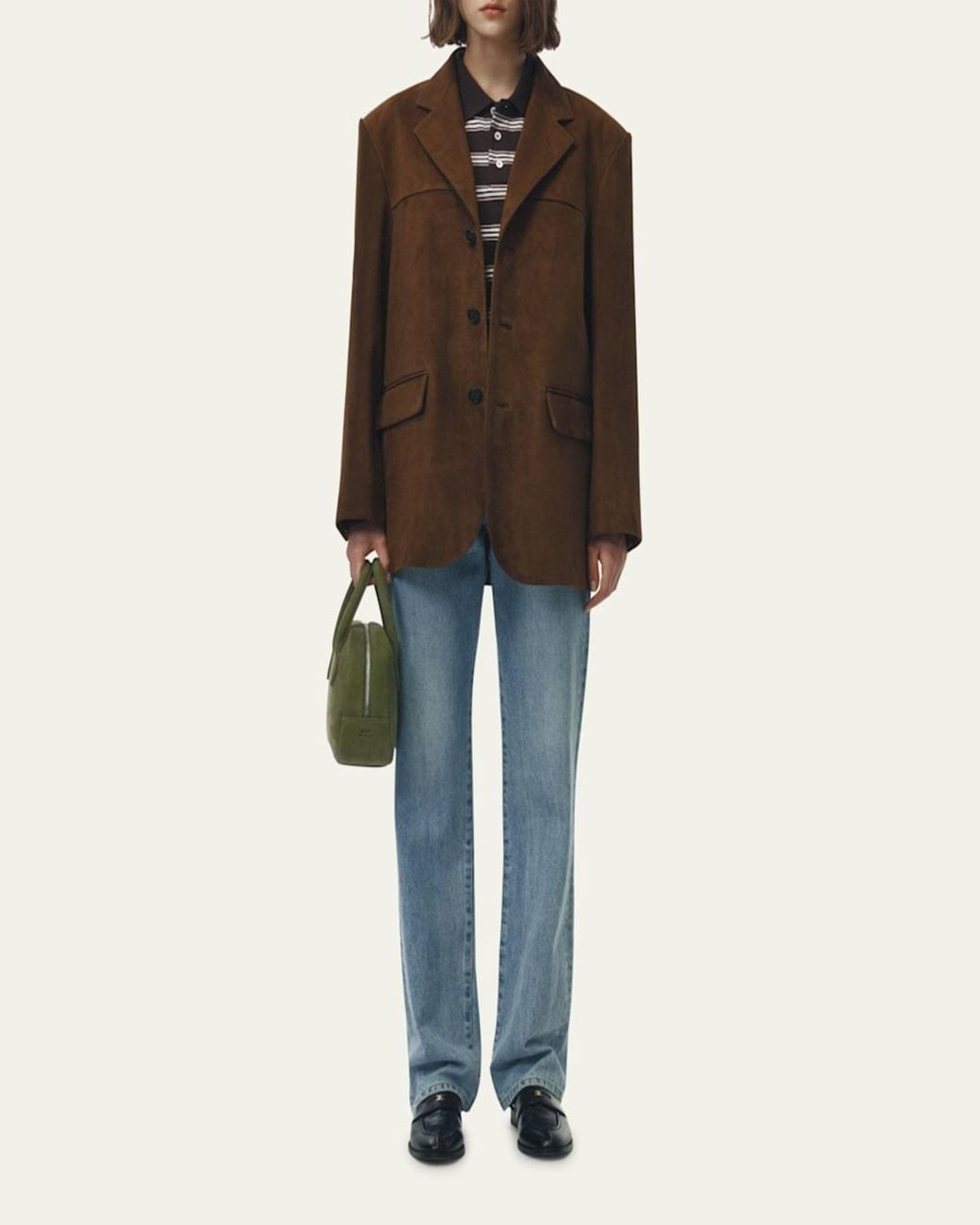 DUNST Brown Tailored Suede Jacket