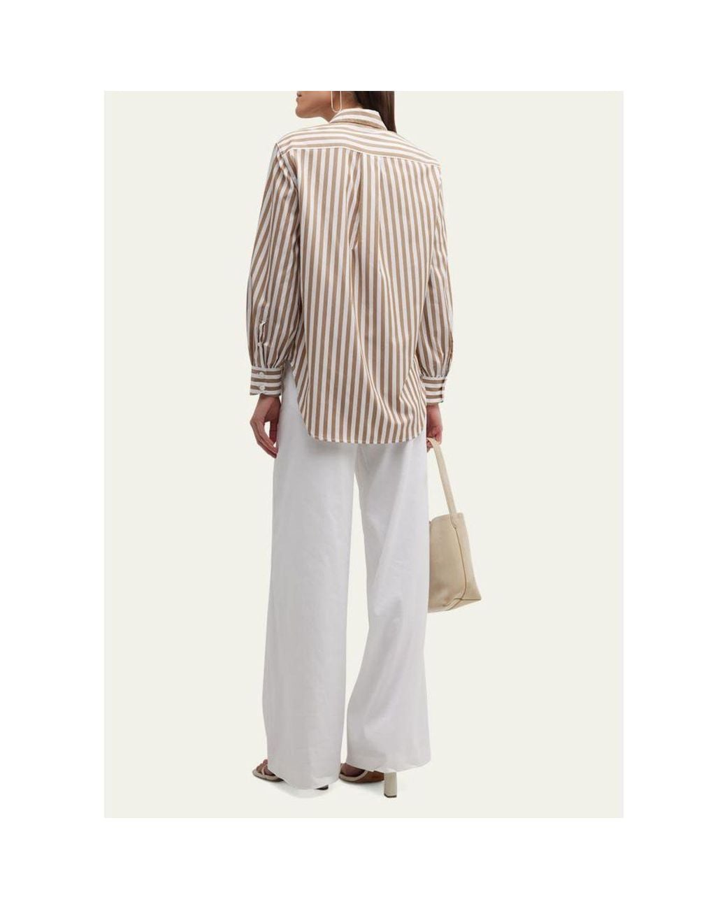 Rag & Bone Natural Maxine Striped Button-Front Shirt