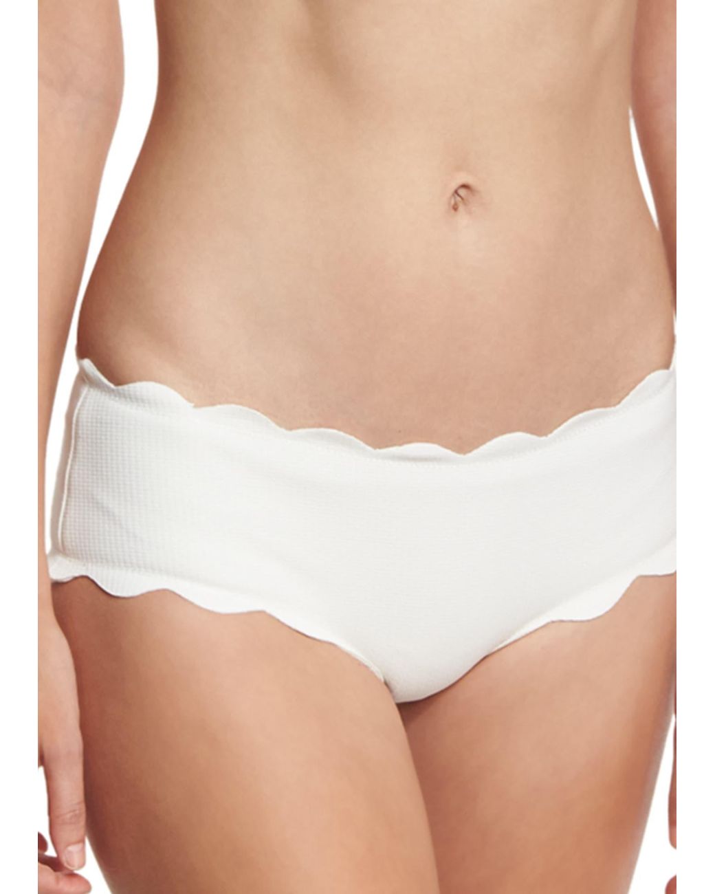 scalloped swimsuit bottoms