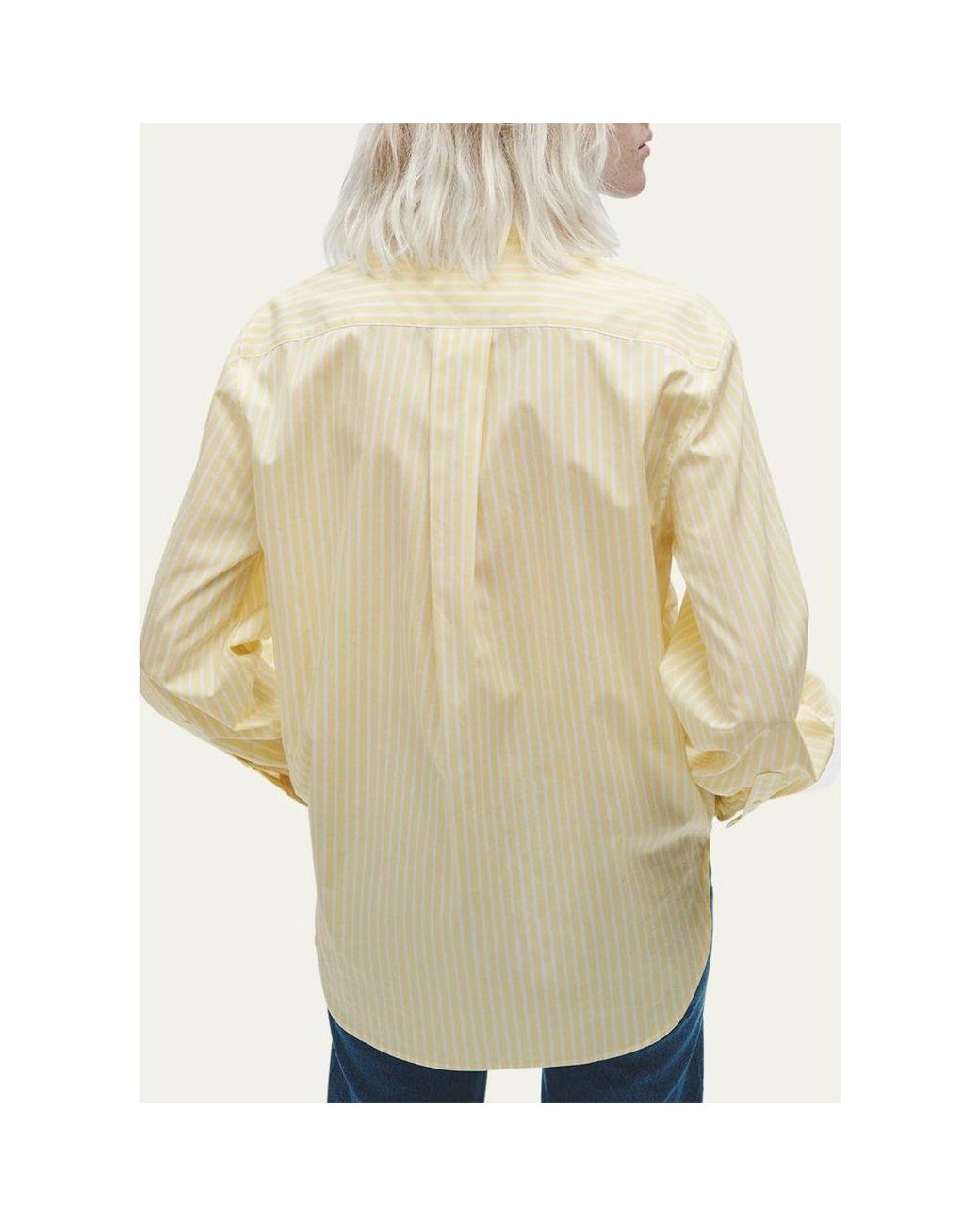 Rag & Bone Natural Maxine Striped Button-Front Shirt