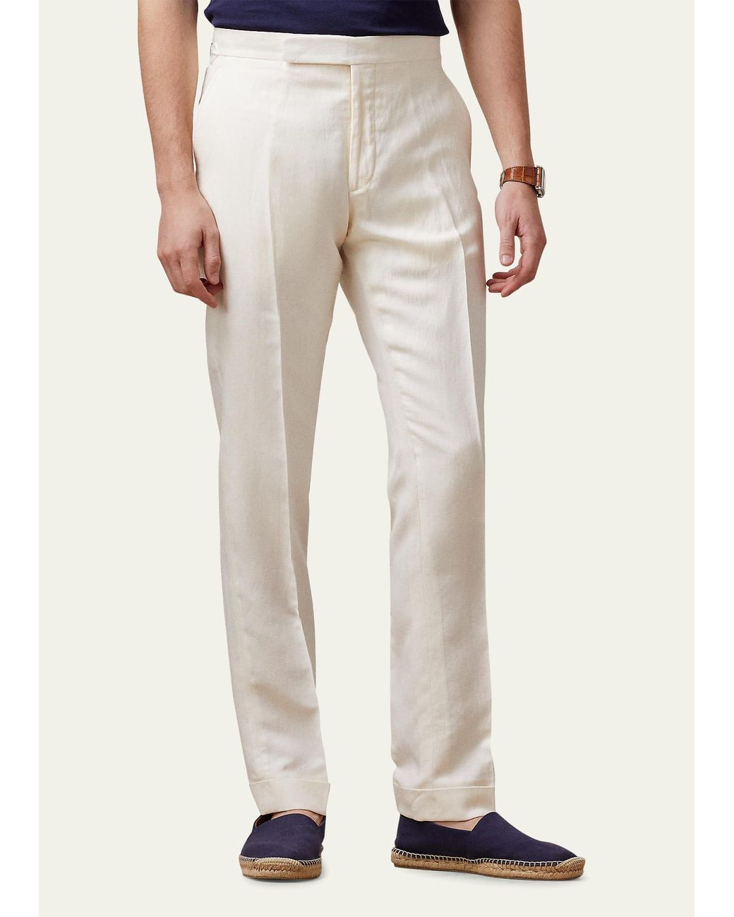 Ralph lauren shop linen trousers