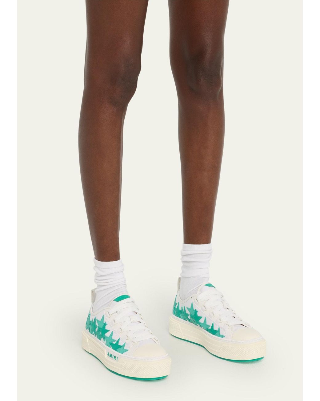 amiri-WHITEGREEN-Bicolor-Stars