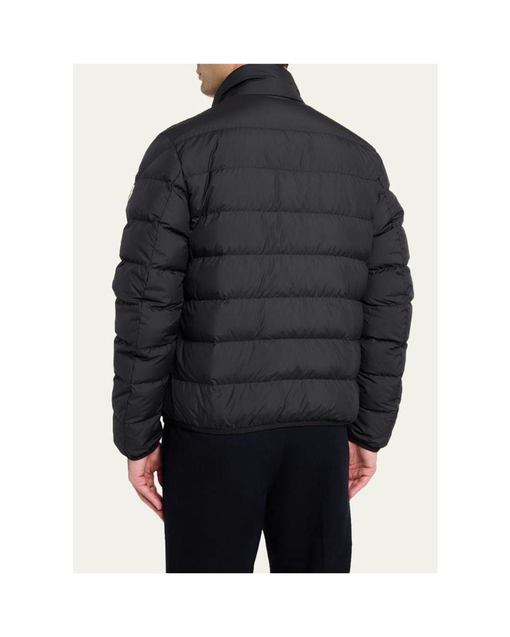 Moncler Blue Baudinet Puffer Jacket for men