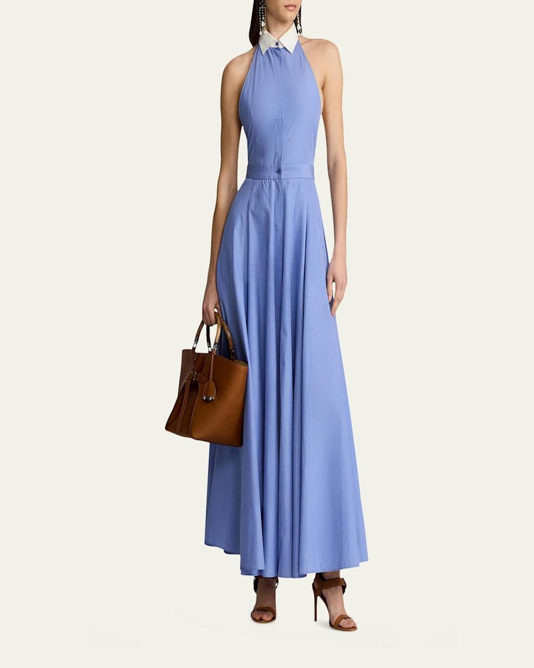 sachin and babi light blue dress Women Summer Sexy Party Club Mini Halter Neck Dresses Pleated Sleeveless  Open Back A-line Layered Ruffle Short Dress