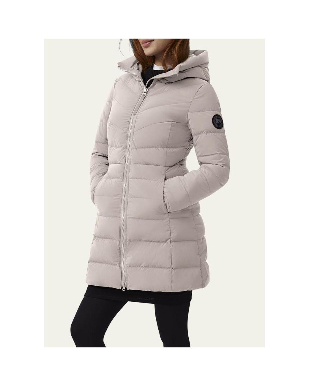 Canada Goose Gray Clair Coat Label