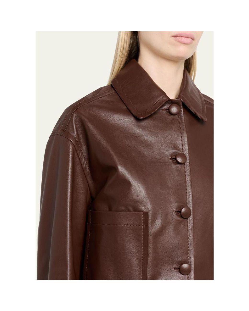 A.L.C. Brown Brooks Leather Jacket