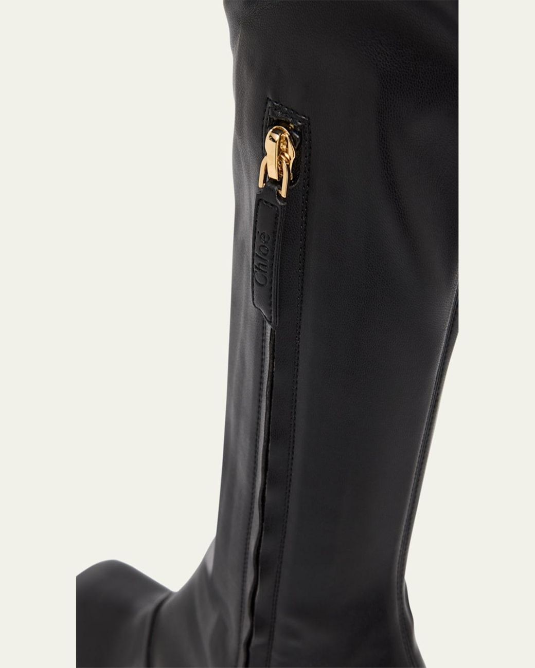 ブーツその他 CHLOE JANIS OVER-THE-KNEE BOOTS IN STRETCH PATENT LEATHER Chloé Janis Over The Knee Boot | Chloé US
