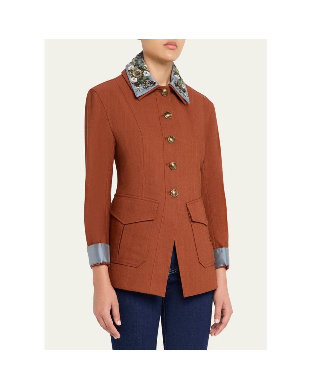 Veronica Beard Multicolor Laramie Dickey Jacket