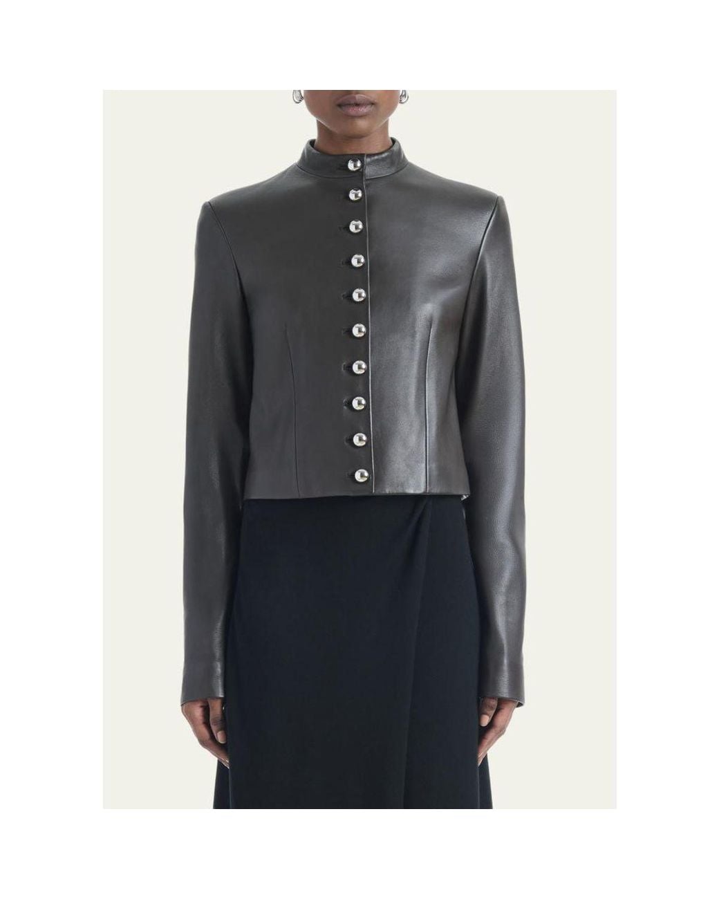 Altuzarra Black Dixon Leather Jacket
