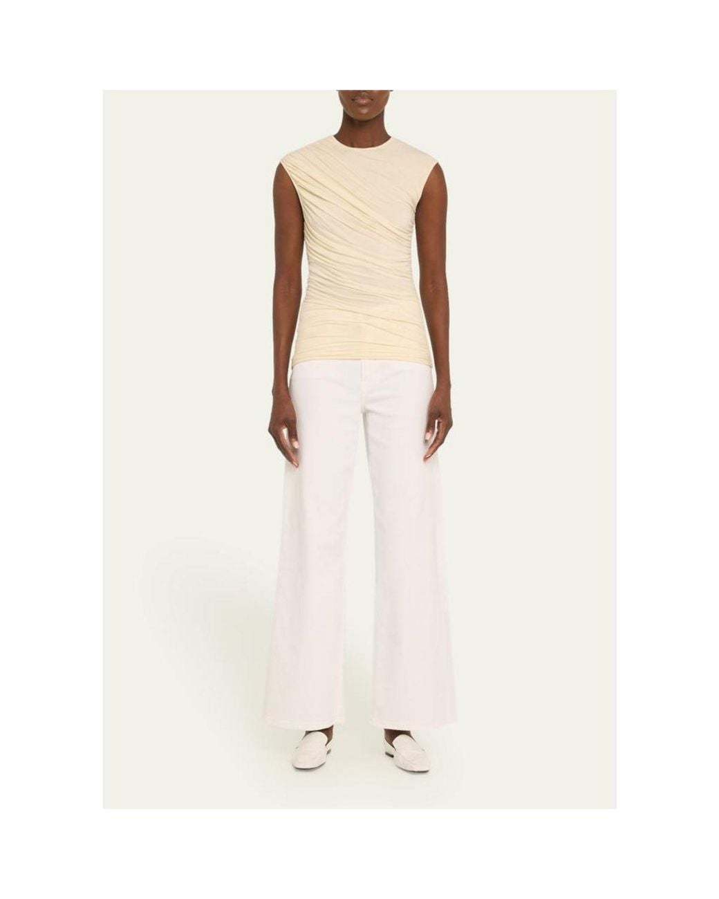 Agolde Natural Ester Twist Tank Top