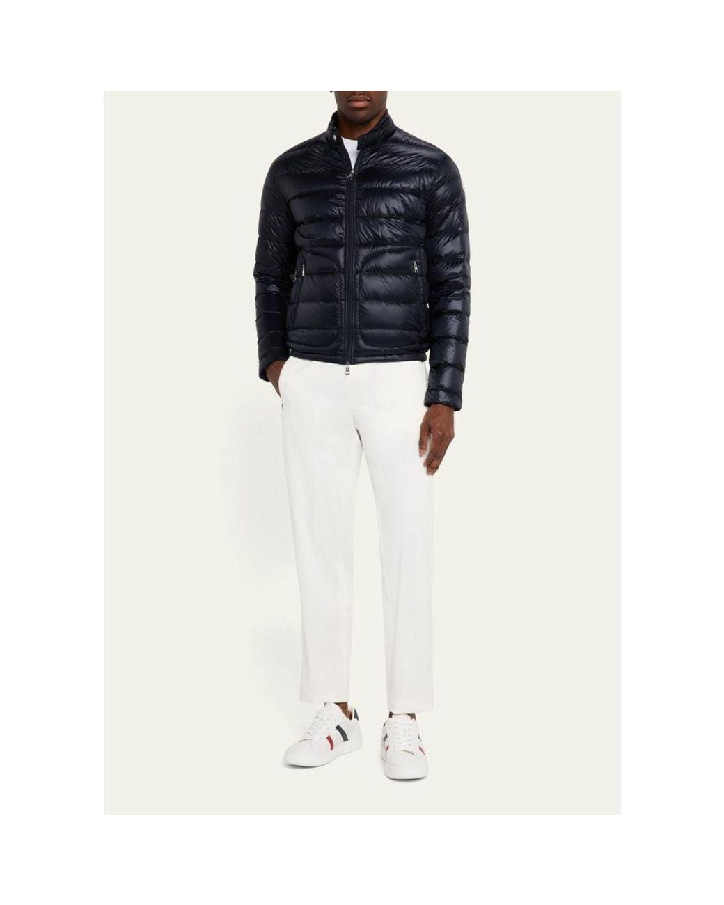 Moncler Blue Acorus Puffer Jacket for men