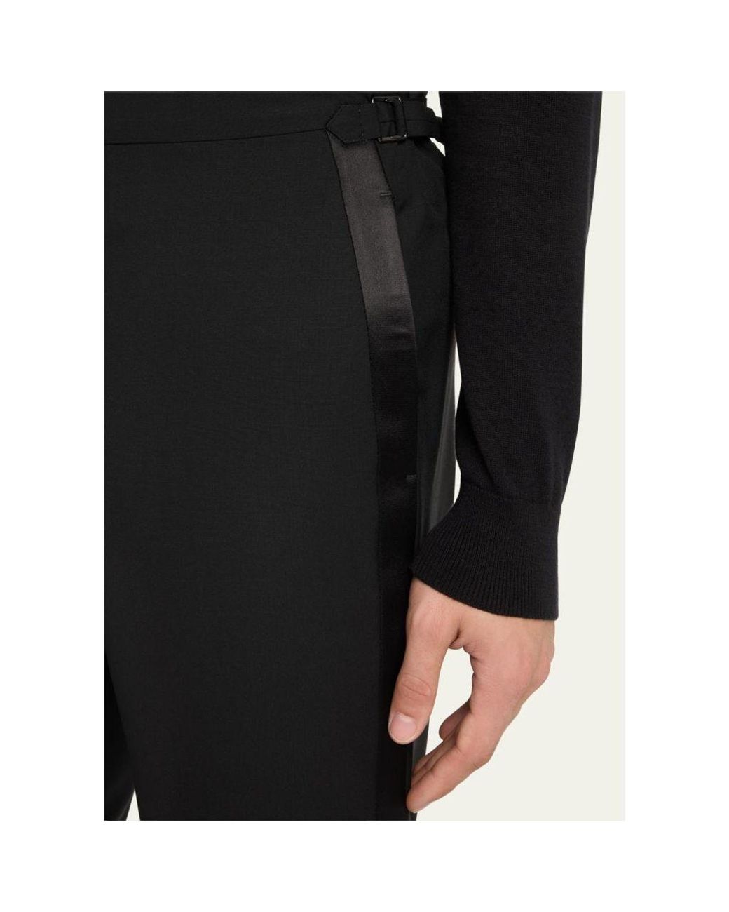 Tom Ford Black O'Connor Formal Pants for men