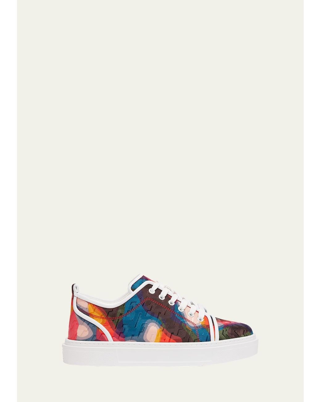 Christian Louboutin Men's Fun Louis Junior Nylon Low-Top Sneakers -  Bergdorf Goodman