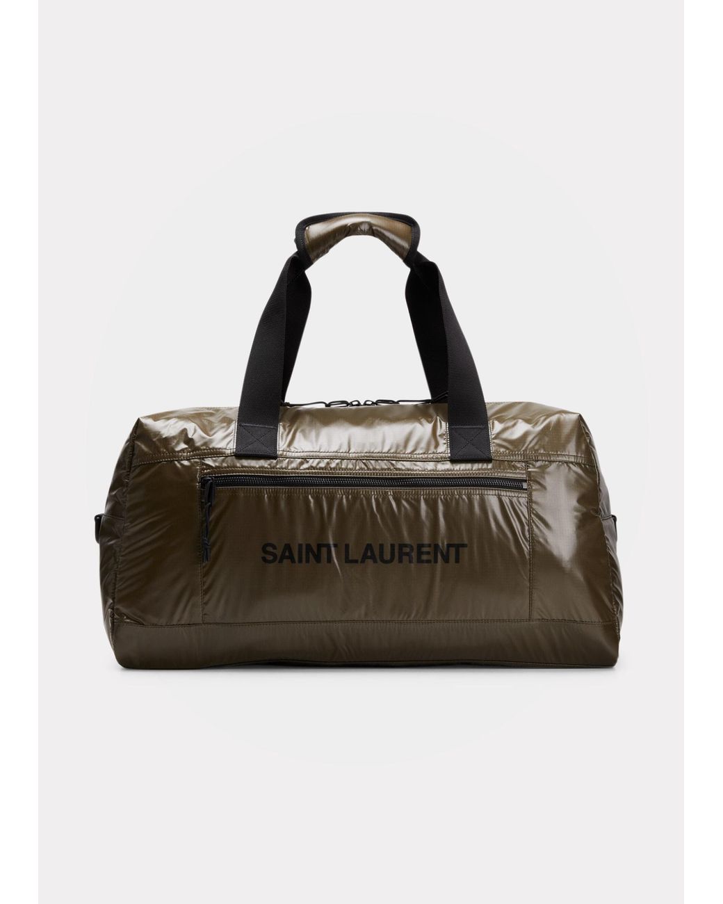 Saint Laurent Ysl Sport Nylon Logo Duffel Bag in Black for Men Lyst