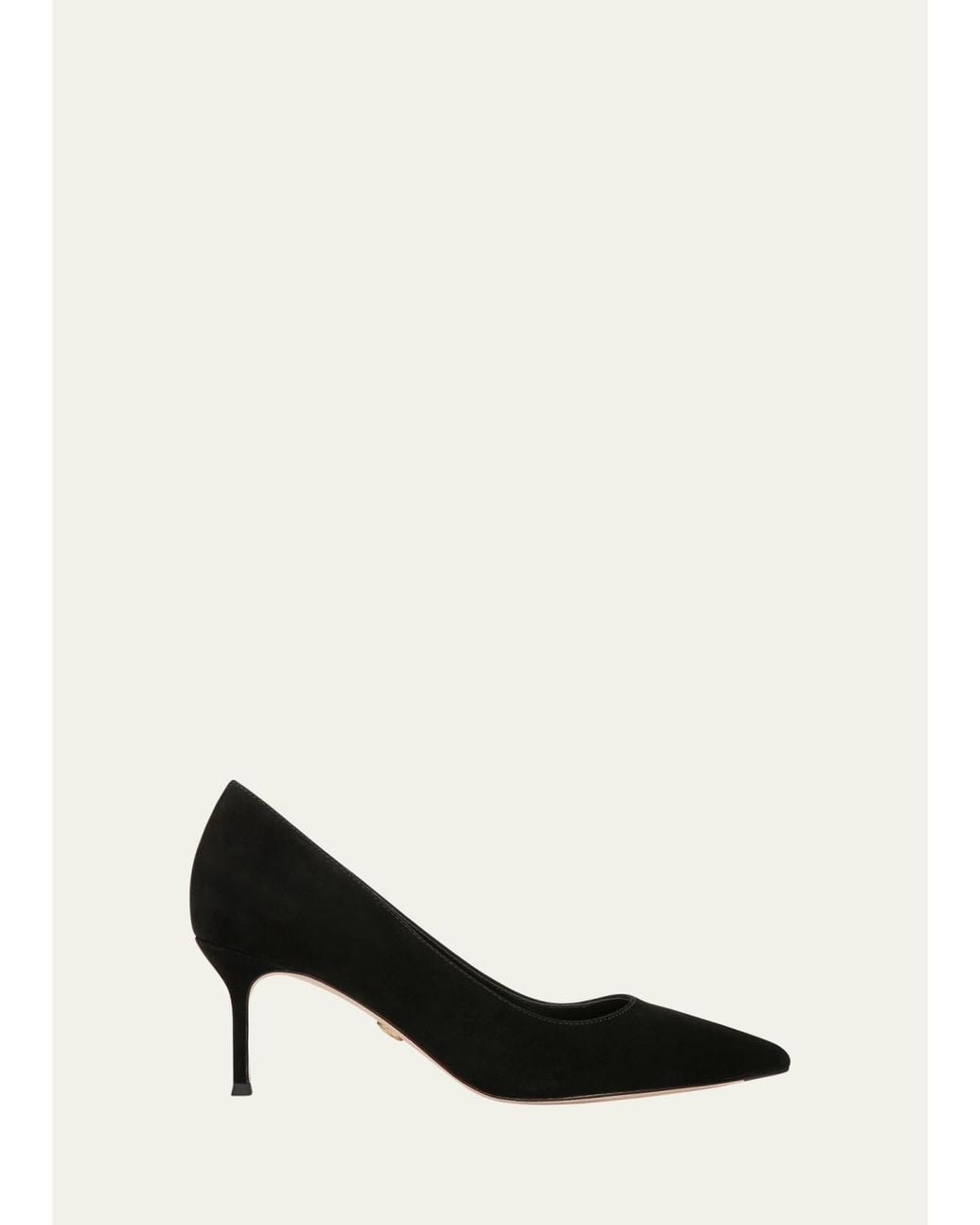 Veronica Beard Black Rita Suede Classic Pumps