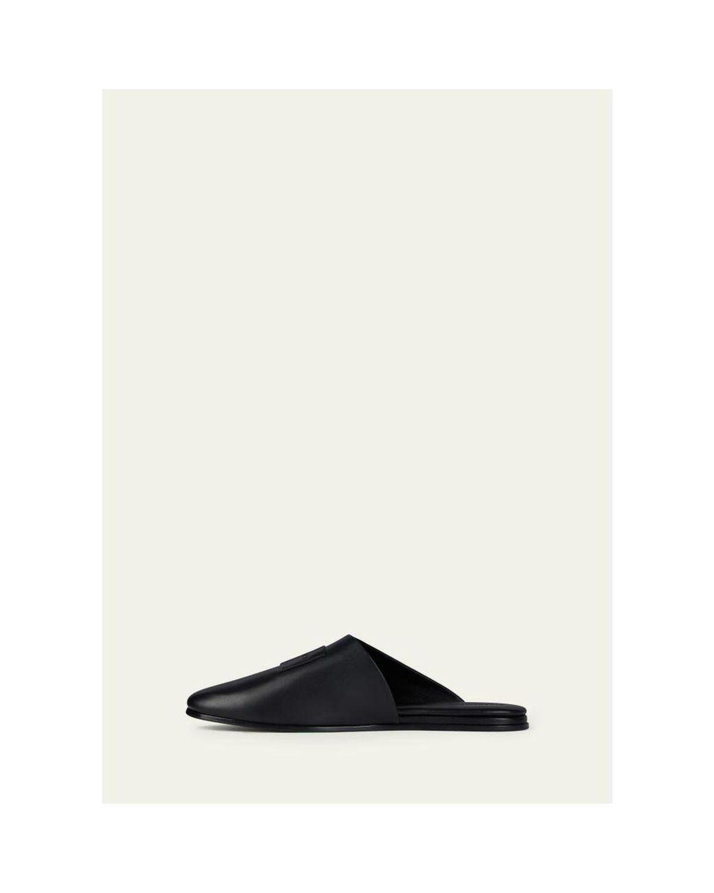Givenchy White Label Leather Mules