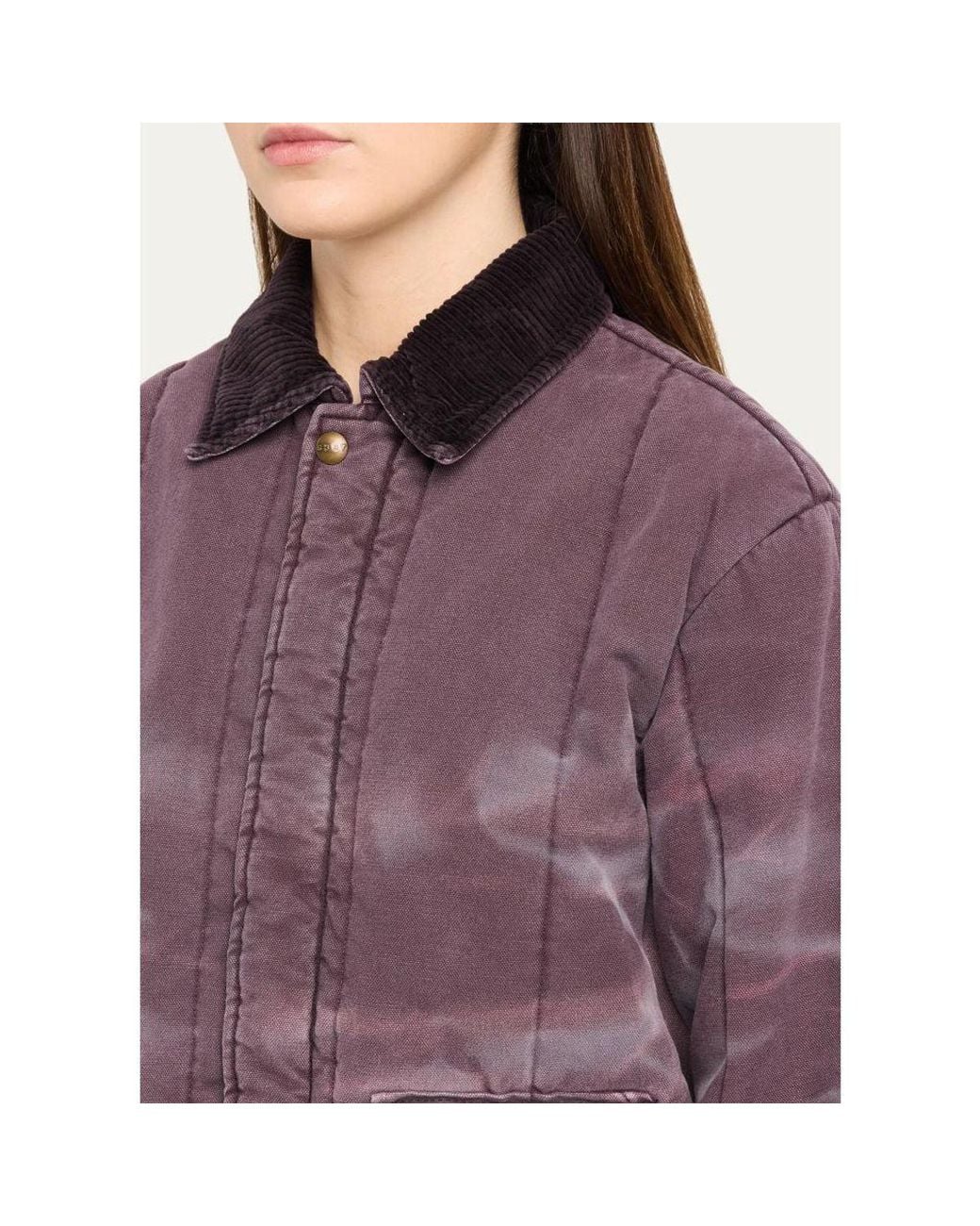 6397 Purple Reversible Freezer Jacket