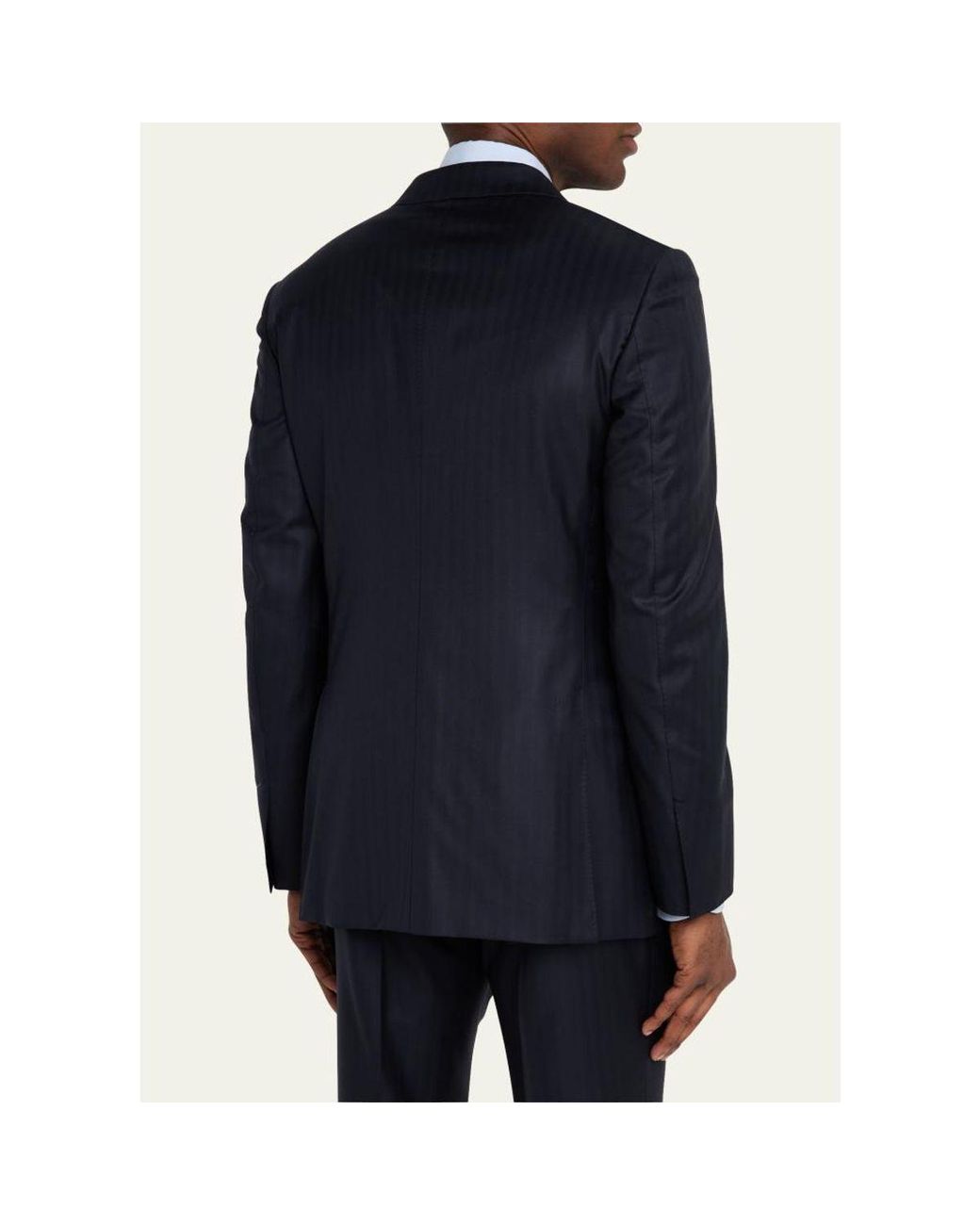 Tom Ford Blue O'Connor Herringbone Suit for men
