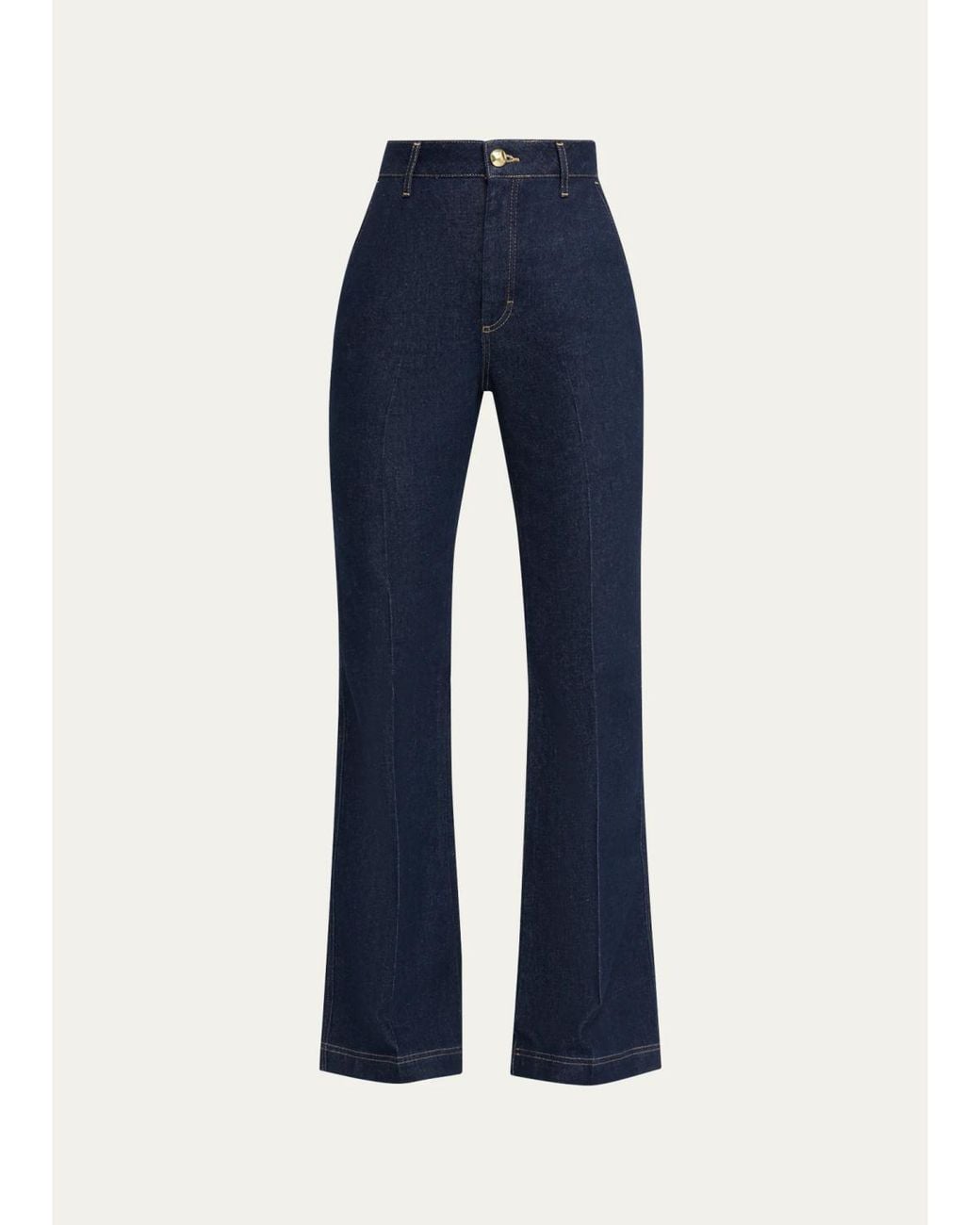 Jonathan Simkhai Blue Kenna Bootcut Jeans