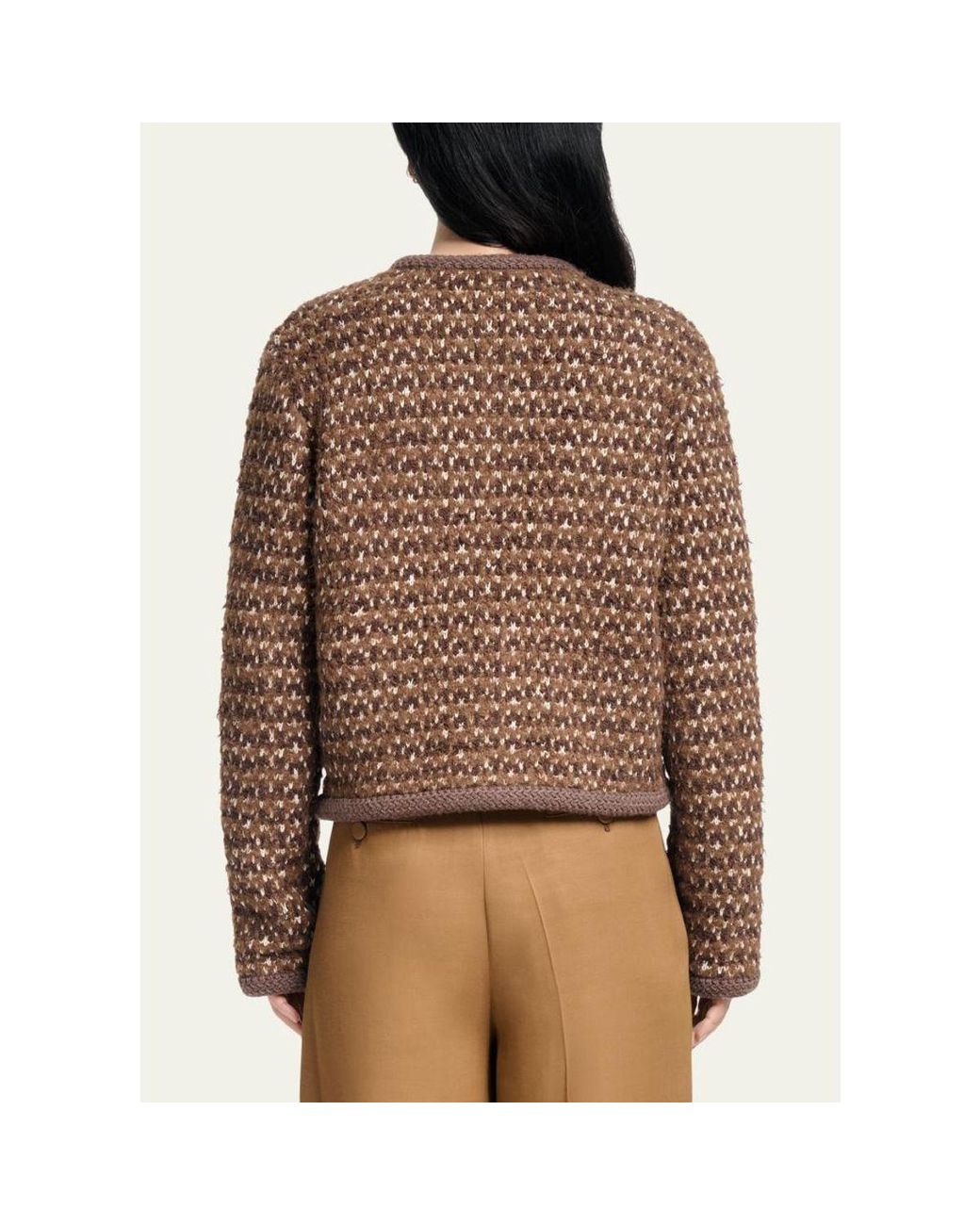 Altuzarra Brown Conroy Tweed Jacket