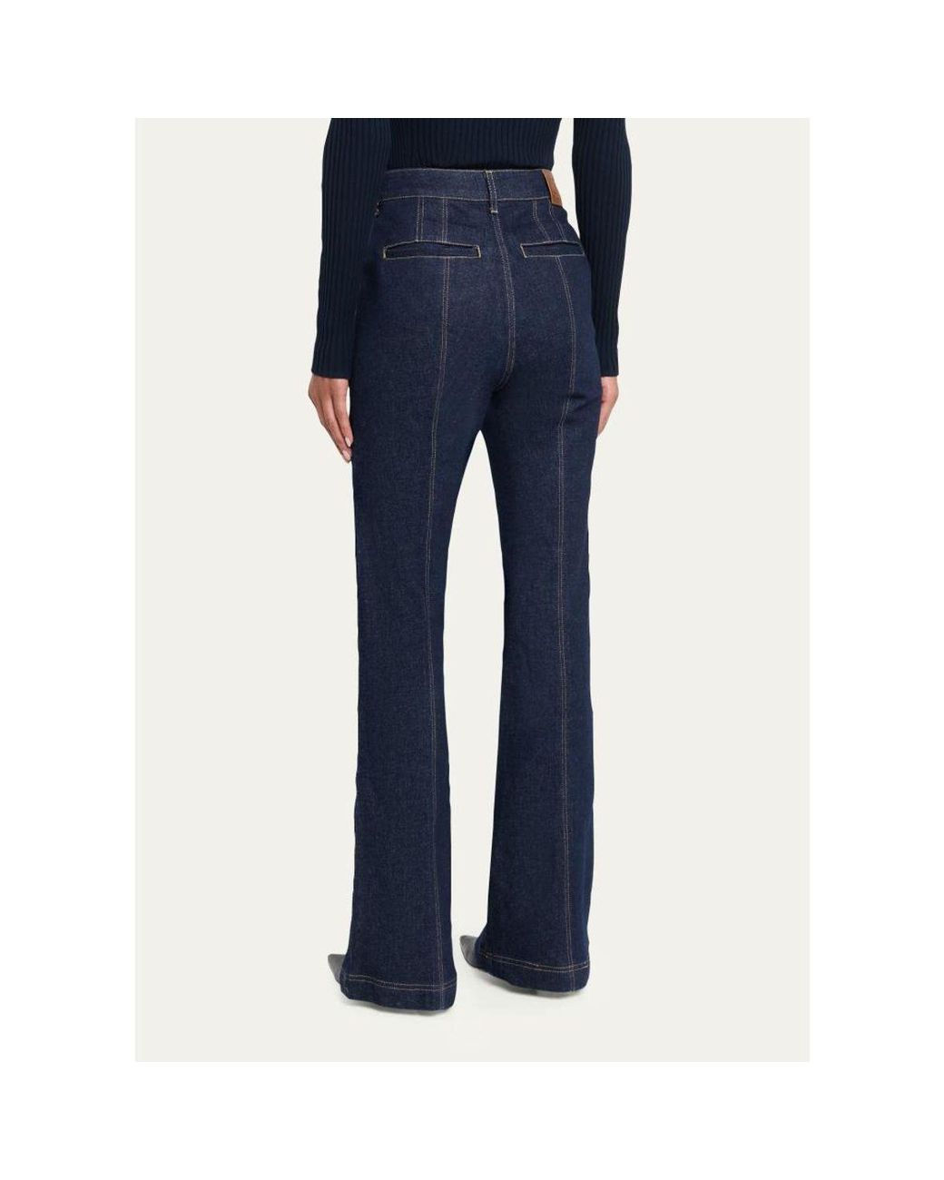Jonathan Simkhai Blue Kenna Bootcut Jeans