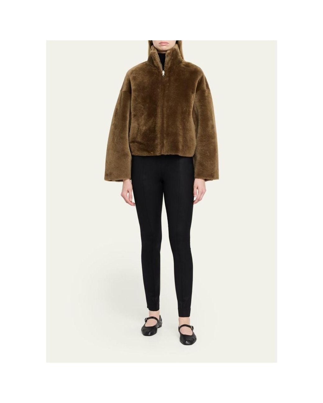 Arma Brown Indy Reversible Shearling Jacket