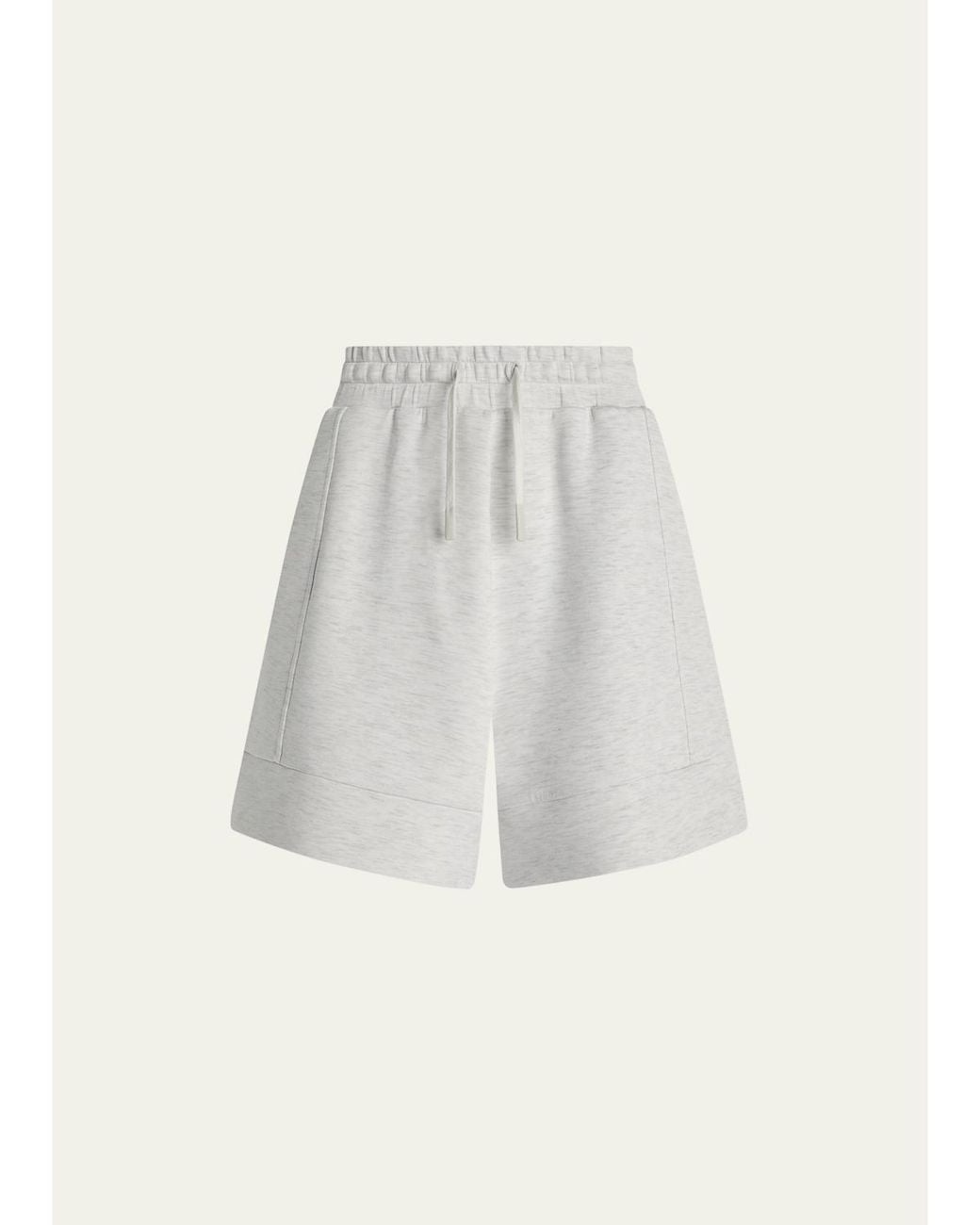 Varley White Atrium Drawstring Shorts